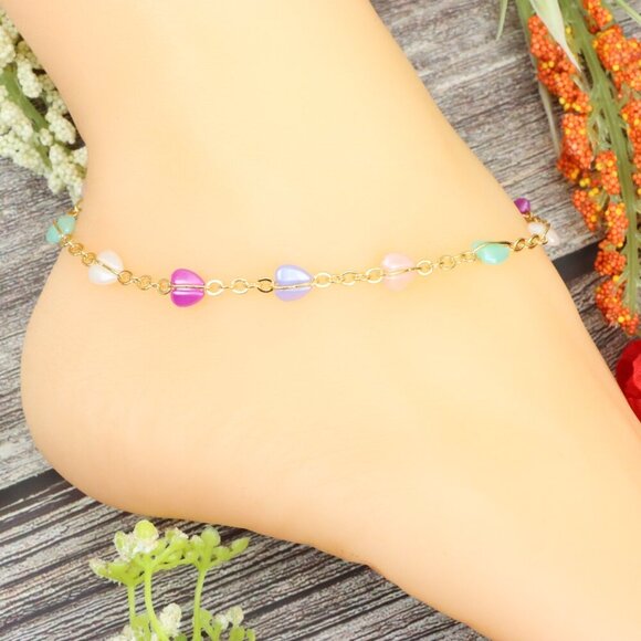 "Elegant Handmade Anklet – Delicate Jewelry for Women, MAR091178 - Picture 6 of 10
